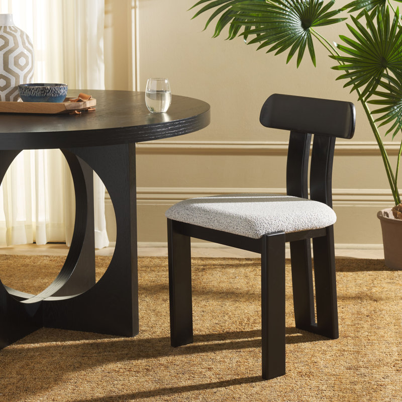 Chaise Keokuk, Blanc/Noir
