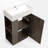 22" Single Bathroom Vanity With Ceramic Top-1534606774
