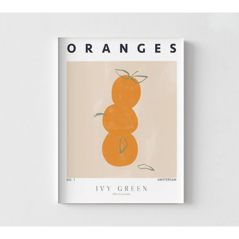 Orange Peel Illustration Decor Idea, Citrus Poster Print, Breakfast Inspired Artwork, Healthy Snack Kitchen Weight Loss Clinic Decor