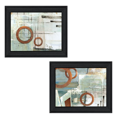 Balance This I & II 2-Piece Vignette Framed Wall Art for Home Wall Décor by Cloverfield & Co