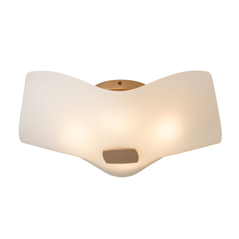 Astra Semi-Flush - Ink, Soft Gold