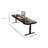 Black solid wood height-adjustable table-764977367