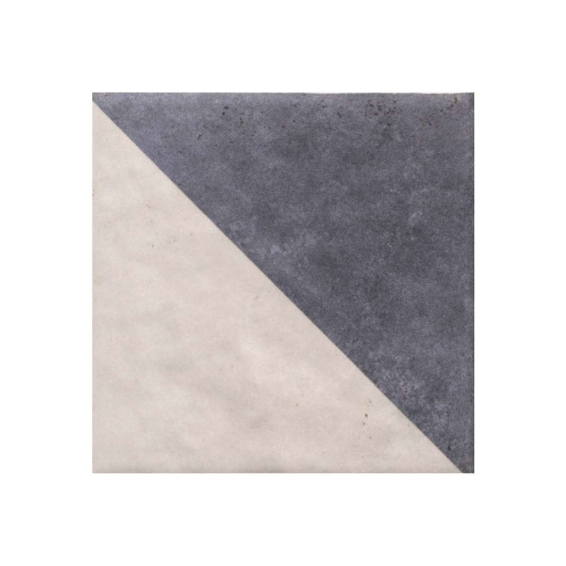 Merida Mitad 6" x 6" Glossy Porcelain Floor and Wall Tile, Azul