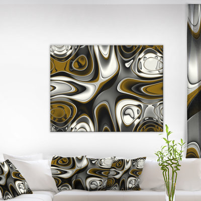 « fabuleuse fractal pattern abstract pattern », photographie sur toile tendue