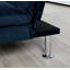 Lit de futon de style contemporain en microfibre converti en lit avec pieds de soutien supplémentaires-131503527