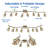 8 Light Modern Track Lighting Fixtures,GU10 Bulb Not Included