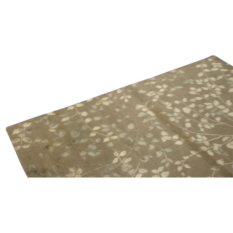 Hand Knotted Area Rug in Straw