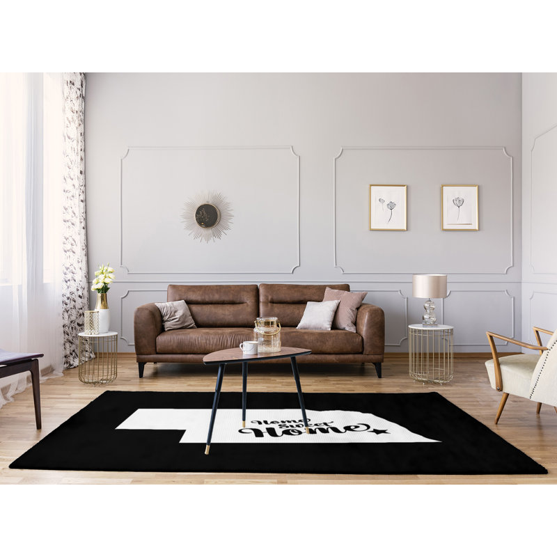 Tapis en poly-chenille lincoln à la maison, Rectangle 5 pi x 7 pi