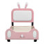 Lit princesse rembourré en forme de lapin, lit plateforme-1900656845-1900656846