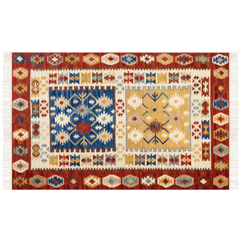 Northshire Southwestern Wool Hand Woven Area Rug, Rectangle 140 x 200cm