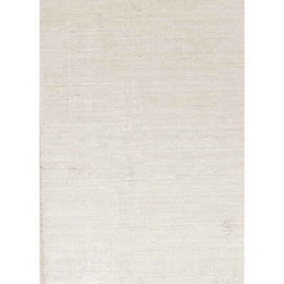 Tapis beige noué à la main de haute qualité