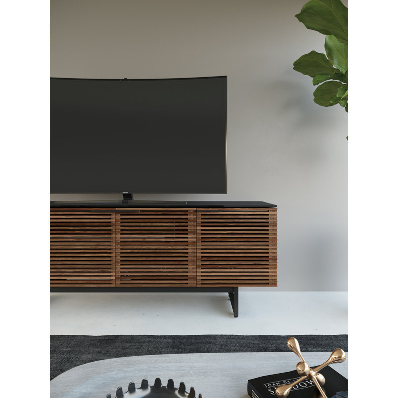 Corridor Media Console, Natural Walnut