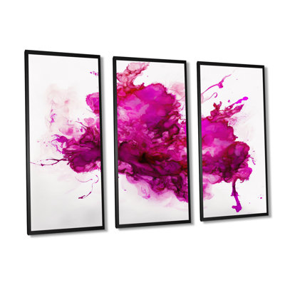 " Viva Magenta Secret Wispers III " 3 - Pieces