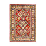 Hand Woven Cotton and Wool Oriental Area Rug