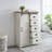 5 Drawers Dresser W/Sliding Barn Door-831258558