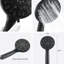 Système de douche noir mat avec double haut. 7 modes de pulvérisation pour se faire dorloter. Tout en métal. Débit de 1,8 gallons par minute. Boyau 59 po. Raccord 1/2 po. Bec de baignoire mural - noir. Robinet de robinet 2 en 1. Douche confortable.-127368480