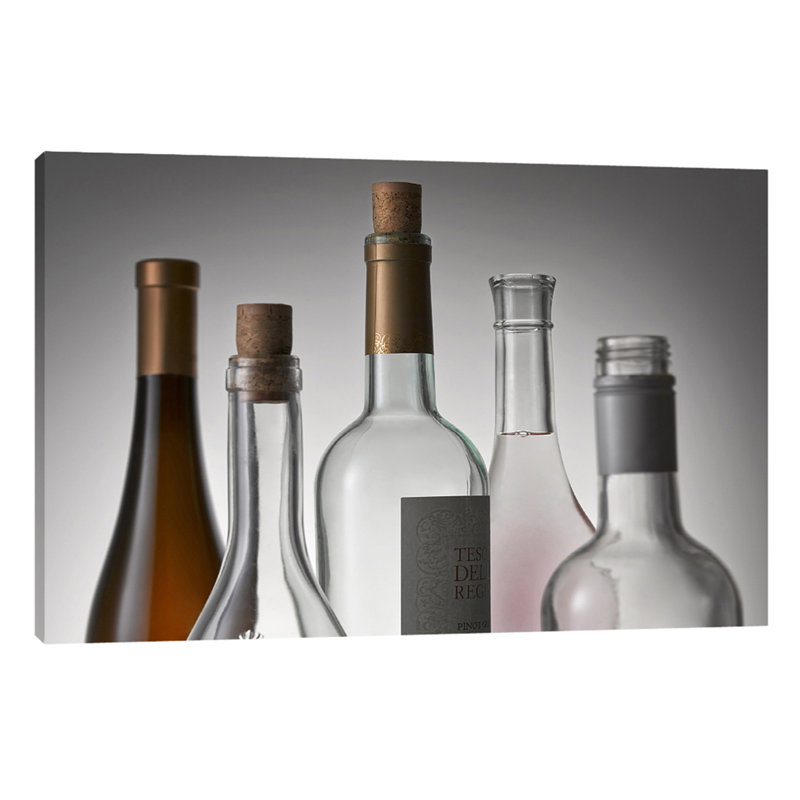 Bottle Topsprinted by Barry Siedman - Wrapped Canvas Print, 30cm H x 46cm W x 4cm D