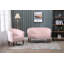 Arthur Velvet Barrel Chair-1756557740