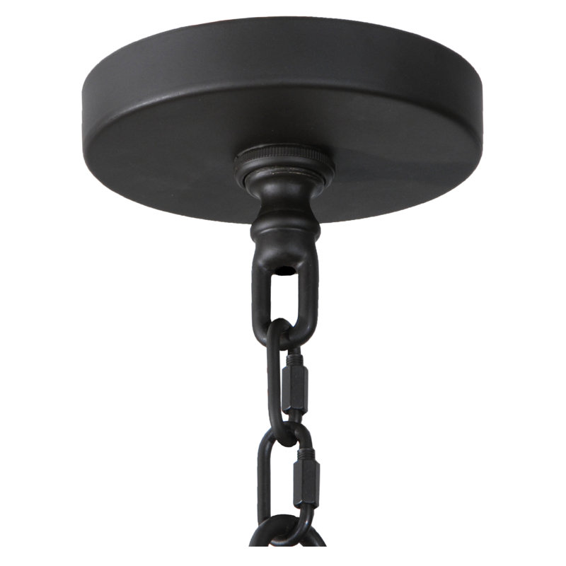 Elyne 12 - Light Lantern Geometric Chandelier