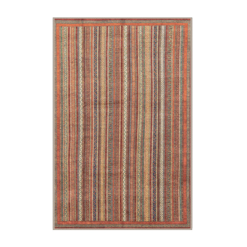 Abstract Indoor Rug, Rectangle 2' x 4'