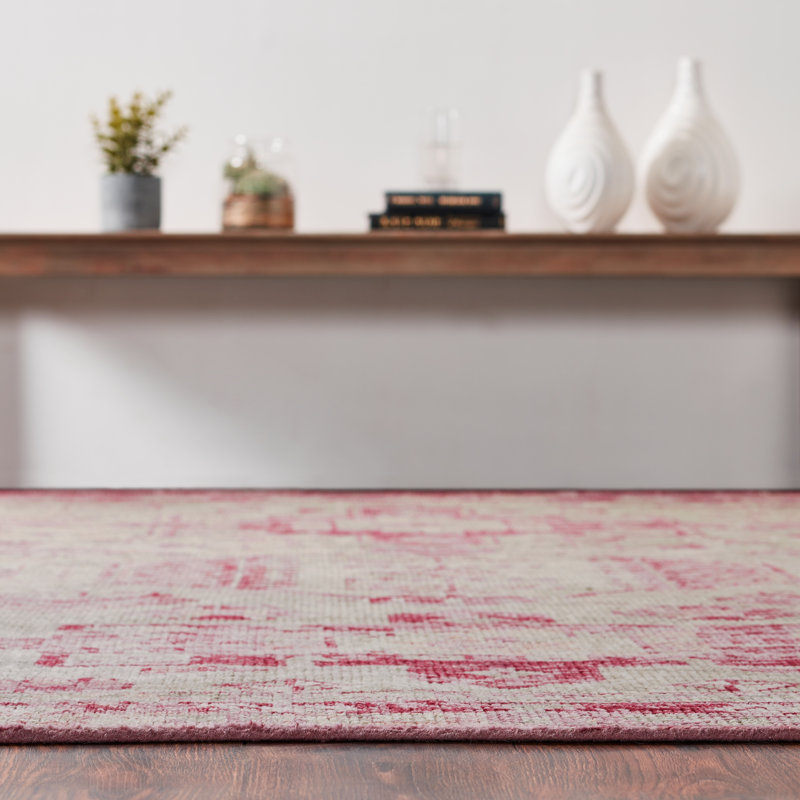 Malgadey Wool Oriental Area Rug, Rectangle 8' x 10'