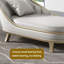 Luxueuse chaise longue d'intérieur, structure robuste-102408379