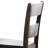 Distressed Walnut Counter Height Chair With Ladder Back (Set Of 2)