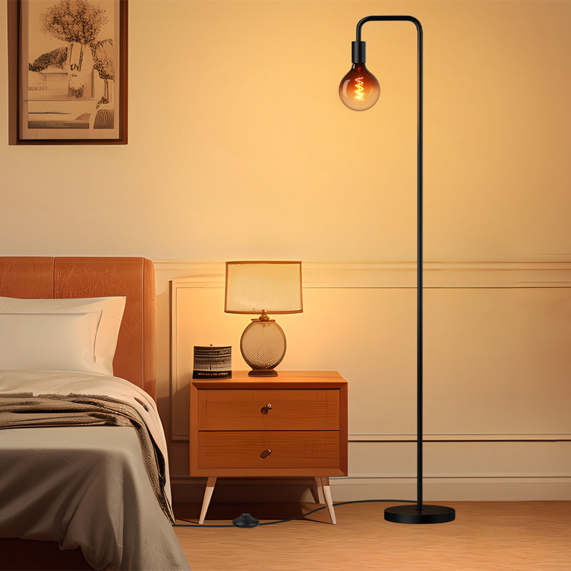 Lampe sur pied industrielle 67 po pour salon