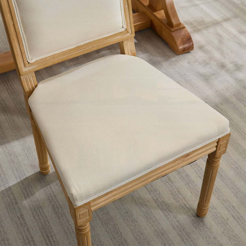 French Decor Chairs, Tissu beige