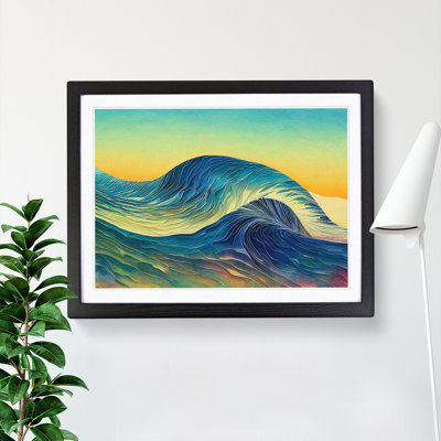 Dreamy Ocean Wave - Single Picture Frame Painting