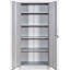 Heavy-Duty Metal Storage Cabinet with Locking Doors and Adjustable Shelves, Perfect for Organized Spaces in Garages, Offices, and Warehouses-1079427748