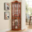 Armoire à vin avec tablettes réglables en verre sculpté-2031506705
