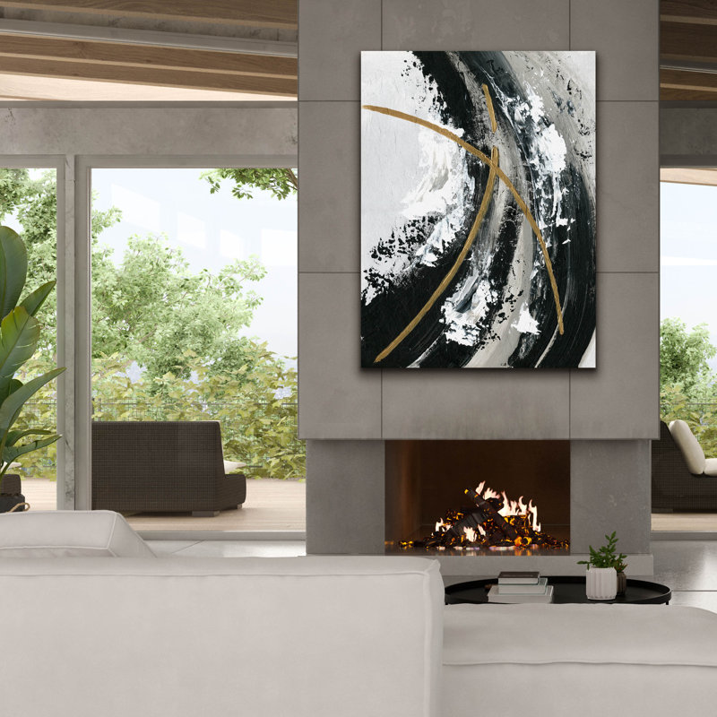 «Circulation» par Svetlana Aleynikova, art mural sur toile, H 54 po x l 40 po