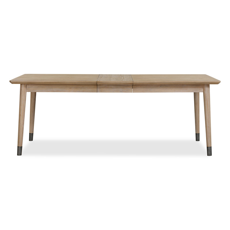 Extendable White Oak Dining Table In Au Natural