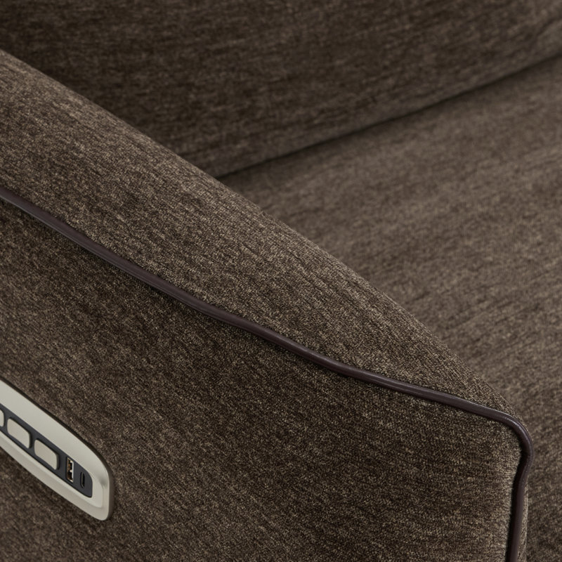 Causeuse inclinable électrique Zero Clearance, Marron foncé