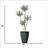 60 " H Faux Agave Tree in Resin Pot