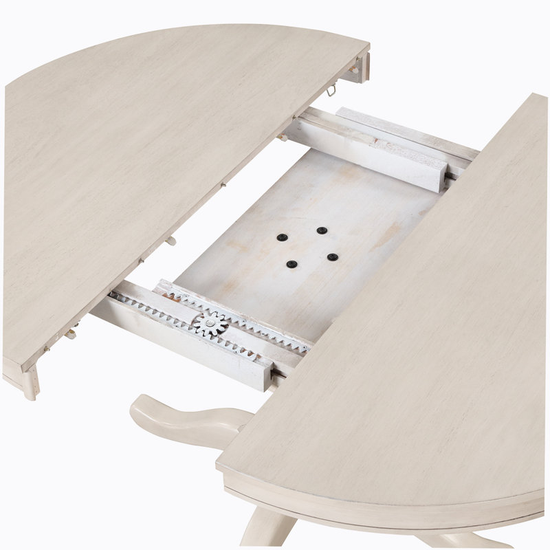 Jazmein 4 - Person Extendable Pedestal Dining Set