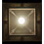 Luminaire suspendu rectangulaire 1 lumières lanterne Wygant