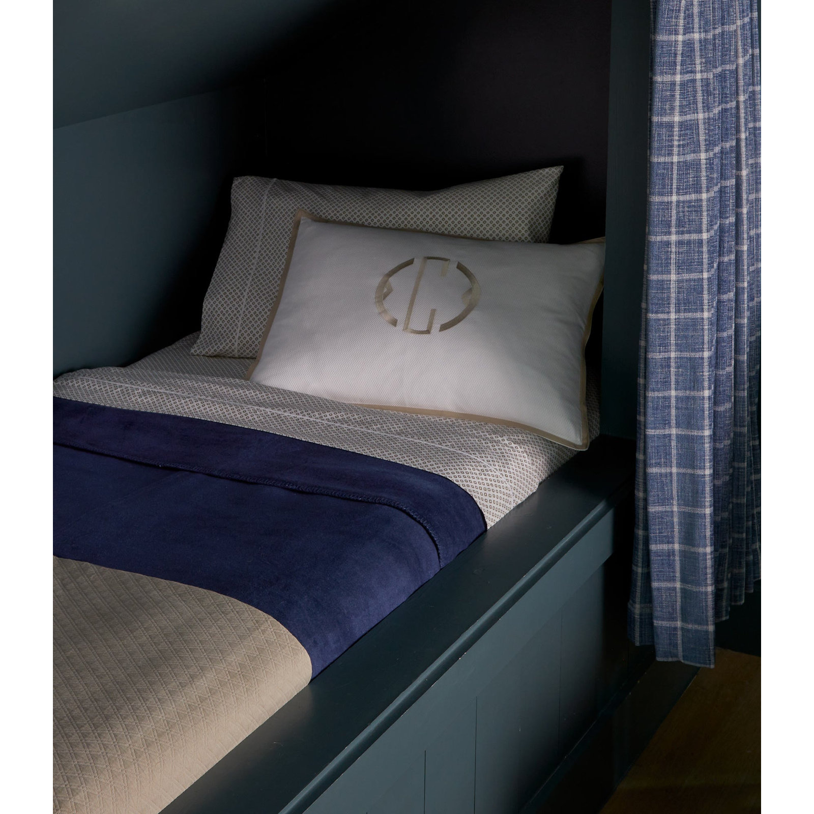 Emma Cotton Flat Sheet, King, Linen