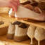 Banc en bois manufacturé Burlywood