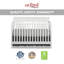 Lit de bébé convertible 4 en 1 Harper, certifié Greenguard Gold-2145156173