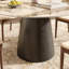 Table de salle à manger moderne en bois fritté 5 pièces Bobrow-827205191-827205189-827205194