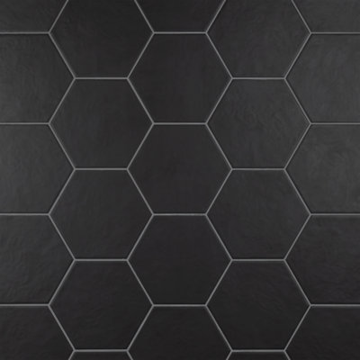 Carreau de porcelaine hexagonal 7 po x 8 po