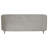Dolby Grey and Chrome Sofa with Tufted