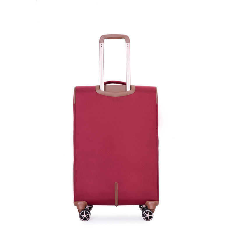 Ensemble de 4 pièces (16/20/24/28), Valise à roulettes Softshell Ensembles de bagage Terylene Valise durable