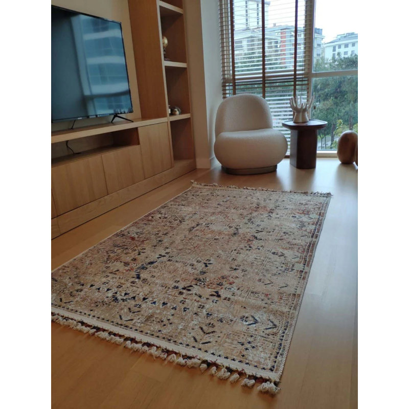Tapis Laquel avec envers antidérapant, Rectangle 5 pi 11 po x 8 pi 2 po