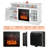 Ripley Unfinished TV Stand for TVs up to 55" with Fireplace Included-921017061
