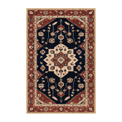 Machine Washable Persian Brown Area Rug