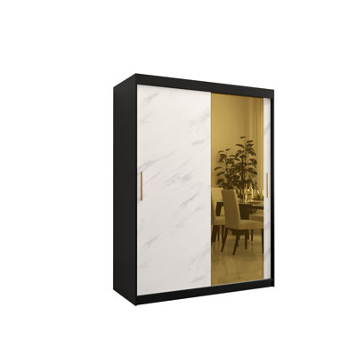 Lancashire 2 Door Manufactured Wood Wardrobe