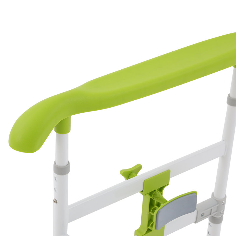 Cadre de sécurité réglable pour toilette (vert)